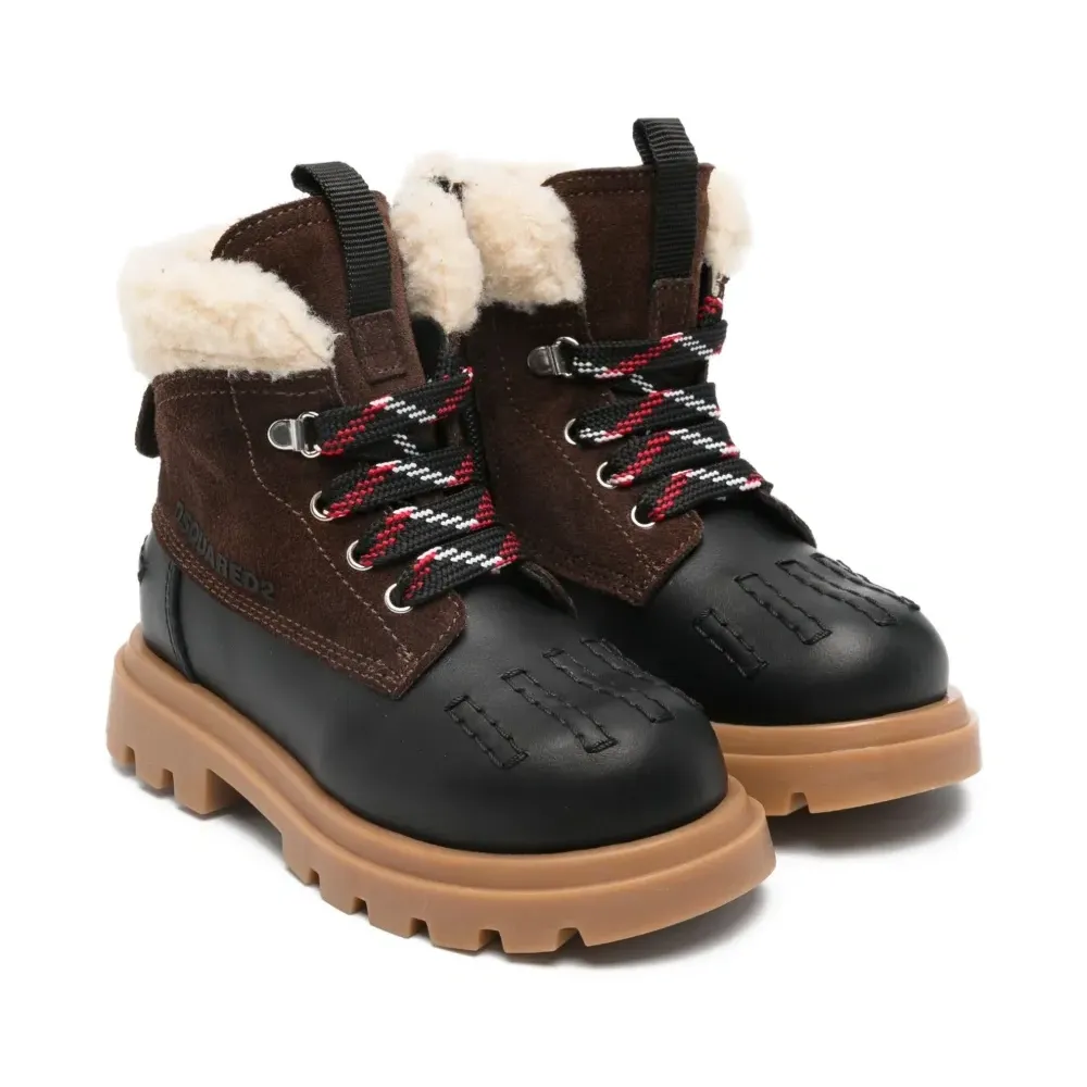 Ботинки с искусственным мехом