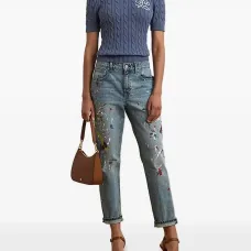 Свитер фактурной вязки