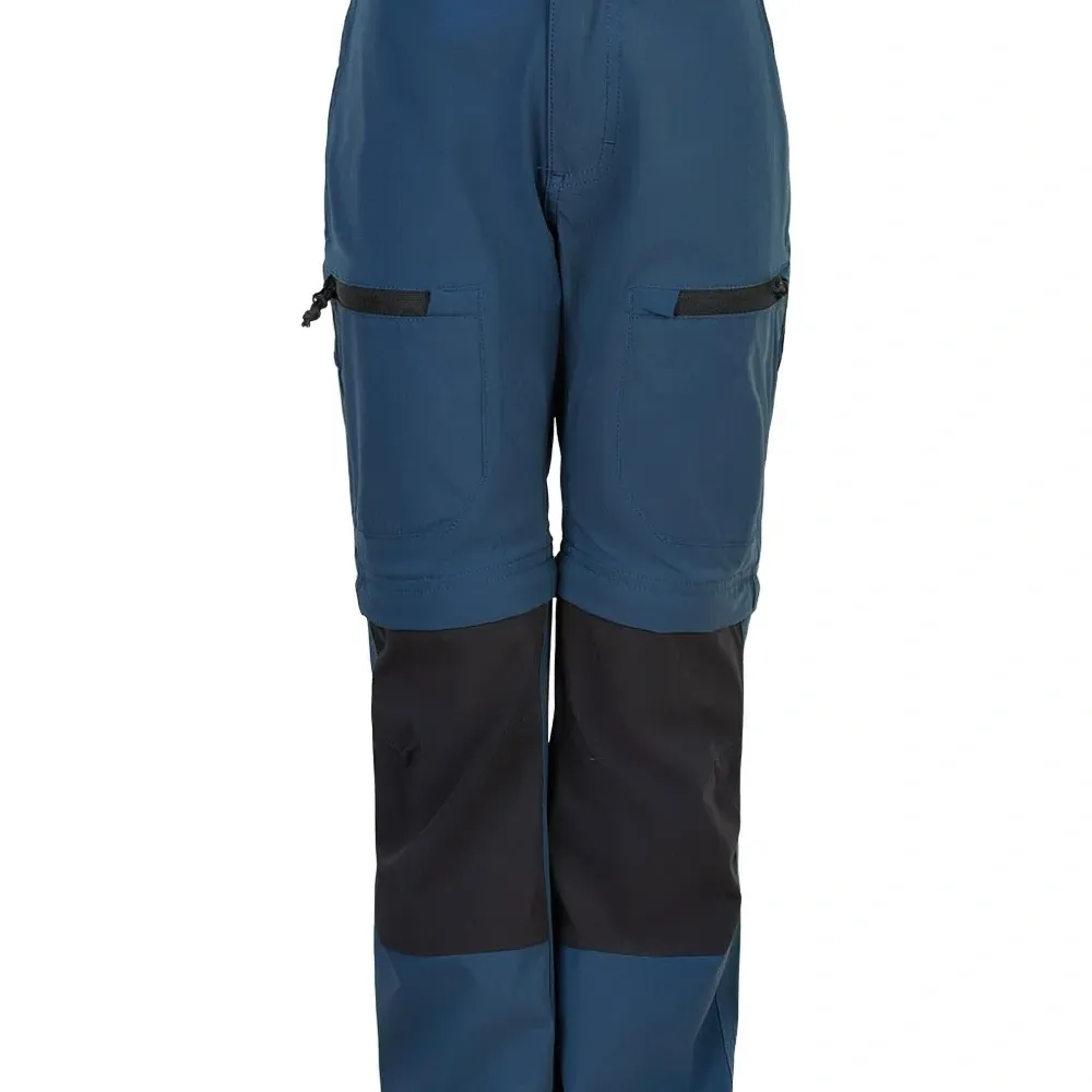 Брюки с панельным дизайном и карманом на молнии