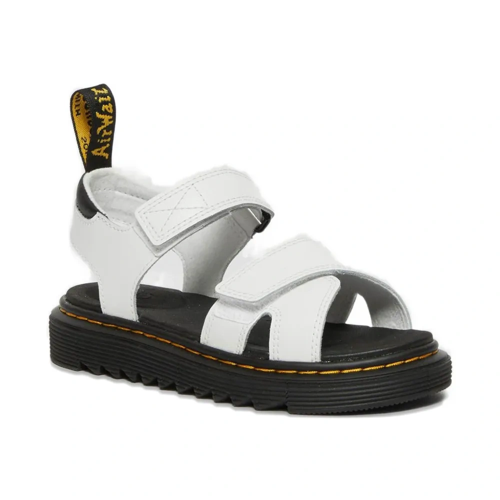 Кожаные сандалии с двумя ремешками