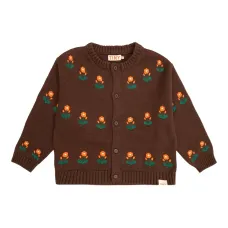 Кардиган с цветочной вышивкой Кардиган с цветочной вышивкой