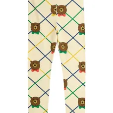 Леггинсы с принтом медведя