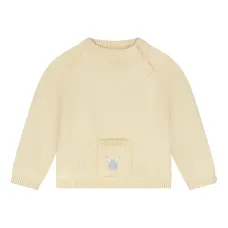 Свитер с карманом в виде кролика