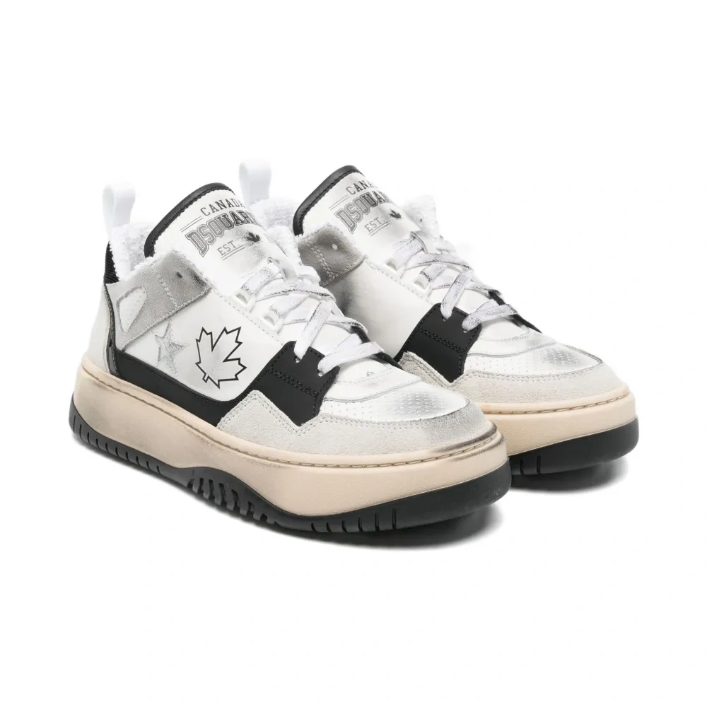 Кроссовки с эффектом состаренности