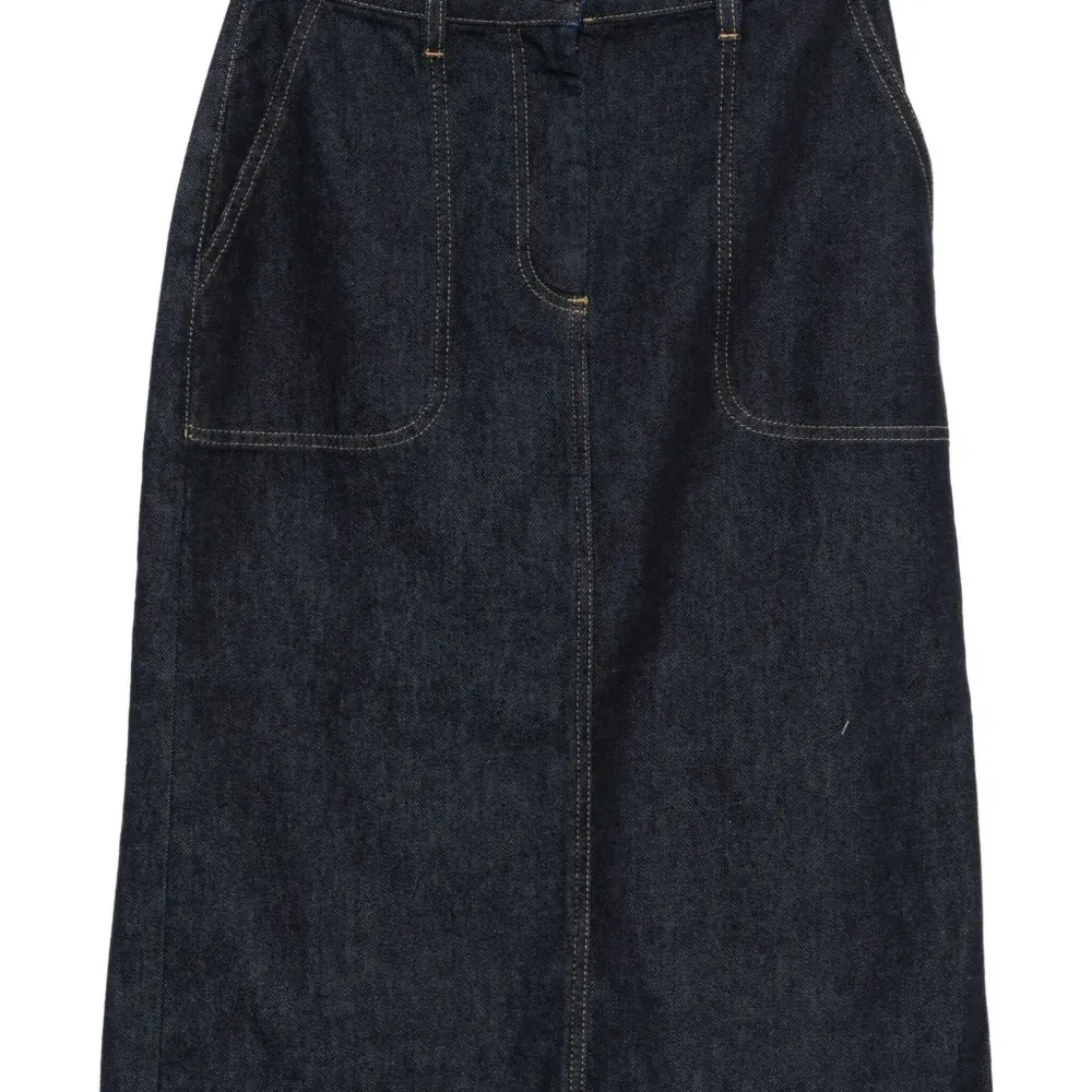 Джинсовая юбка миди