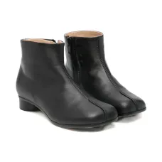 Кожаные ботильоны