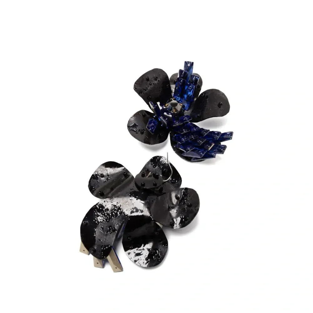 Серьги Flower с кисточками