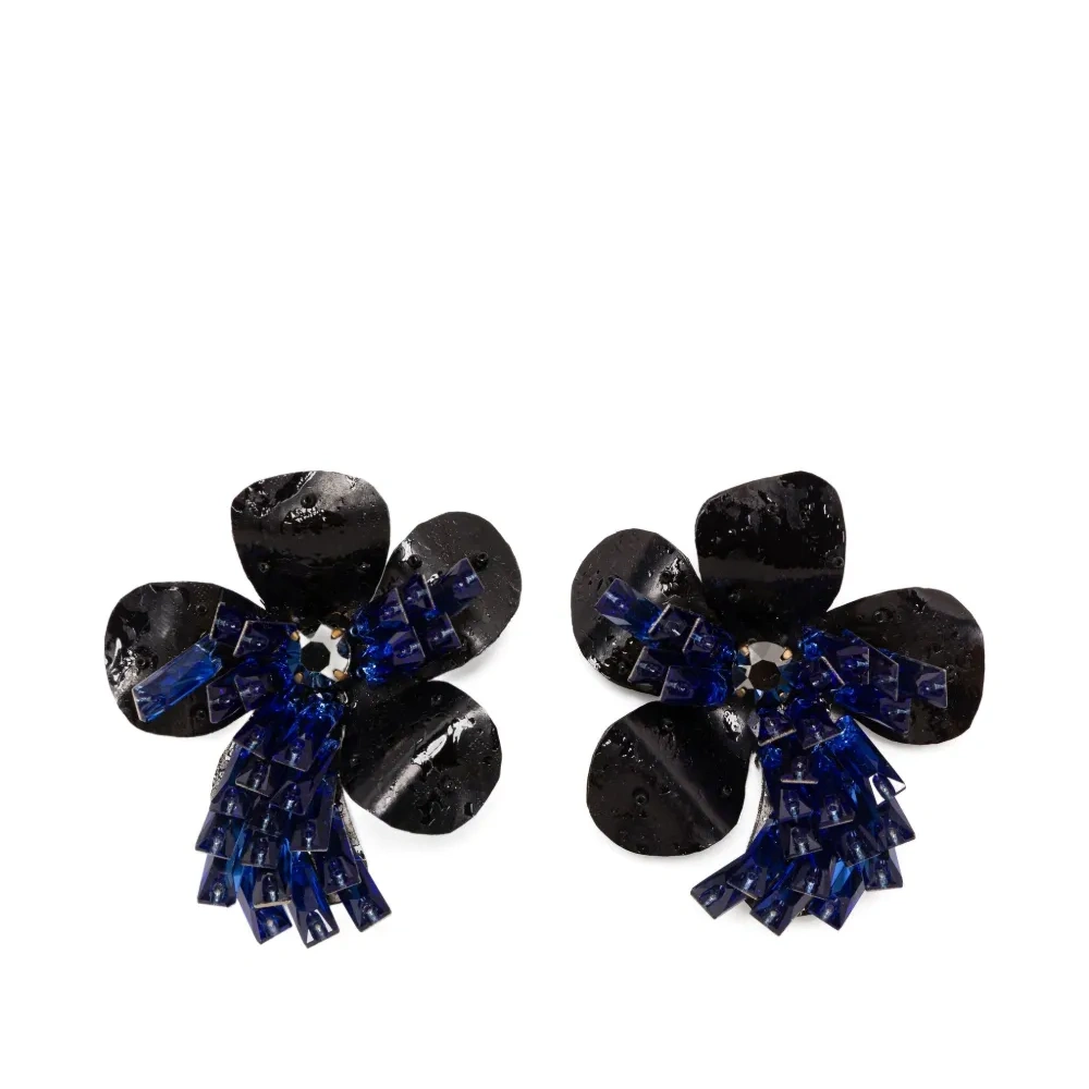 Серьги Flower с кисточками