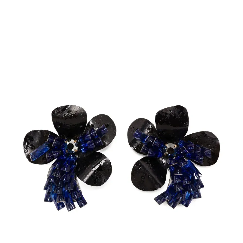 Серьги Flower с кисточками