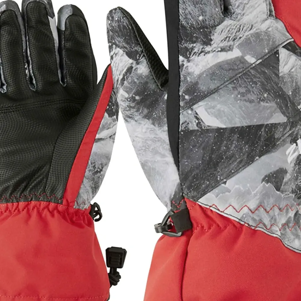 Перчатки с абстрактным принтом