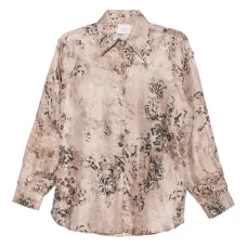 Рубашка с цветочным принтом