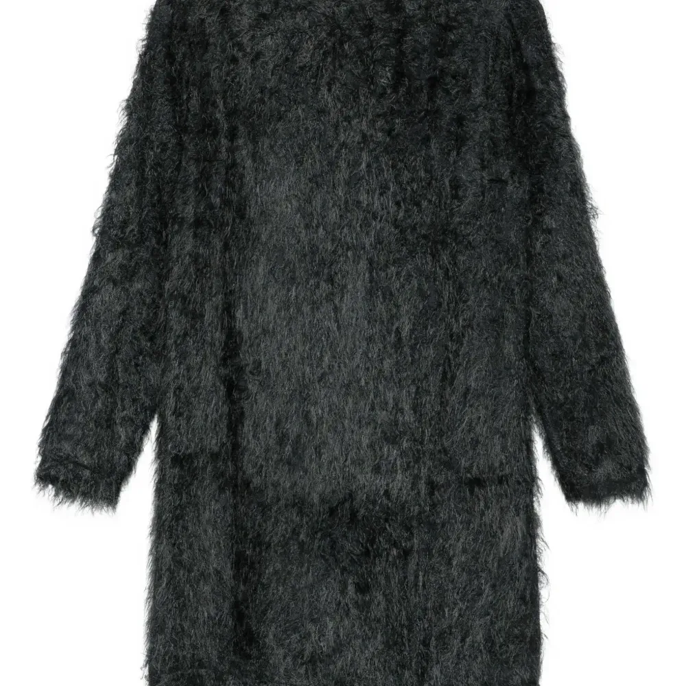 Фактурное платье с длинными рукавами