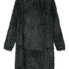 Фактурное платье с длинными рукавами