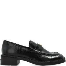 Лоферы-пенни на каблуке 25 мм