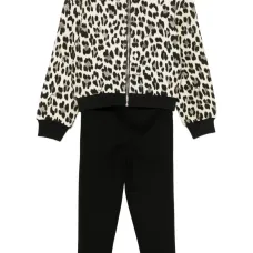 Спортивный костюм с леопардовым принтом