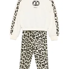 Спортивный костюм с леопардовым принтом