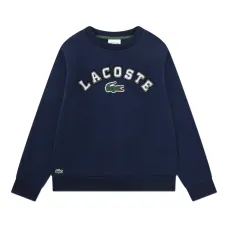 Свитер с аппликацией и круглым вырезом