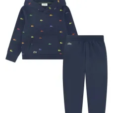 Спортивный костюм с капюшоном и принтом логотипа