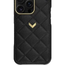 Чехол для iPhone 16 из стеганой кожи