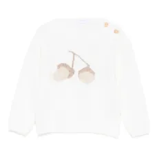 Свитер с круглым вырезом