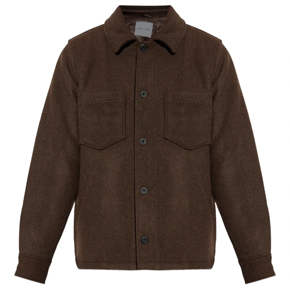 Удлинённая рубашка-куртка