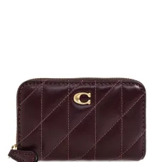 Стеганый кошелек с логотипом