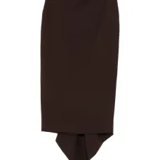 Драпированная асимметричная юбка