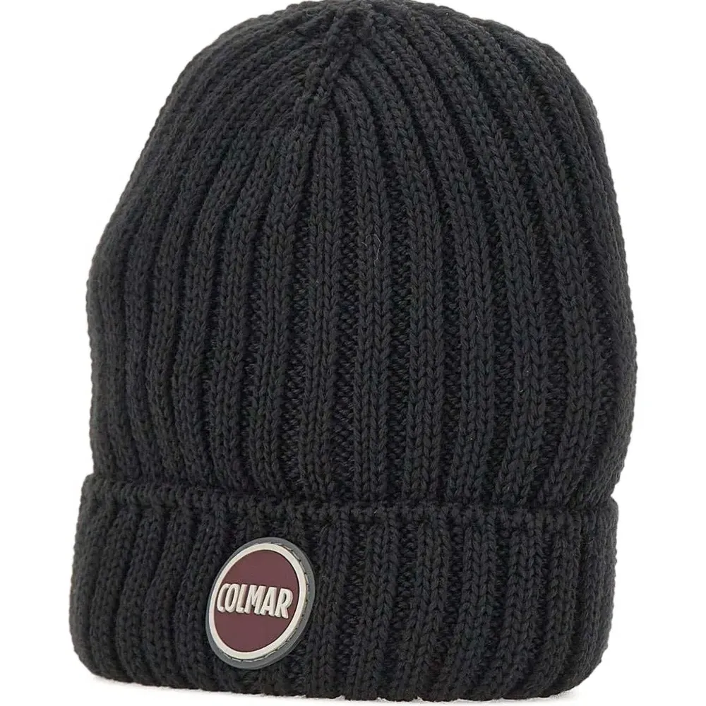 Вязаная шапка с логотипом