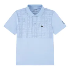 Узорчатое поло с короткими рукавами