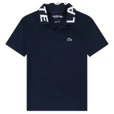 Поло с логотипом на воротнике