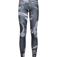 Колготки с узором в виде завитков