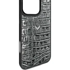 Чехол для iPhone 16 Pro Max с текстурой под крокодила Чехол для iPhone 16 Pro Max с текстурой под крокодила