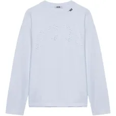 Лонгслив с лазерной вырубкой логотипа Лонгслив с лазерной вырубкой логотипа