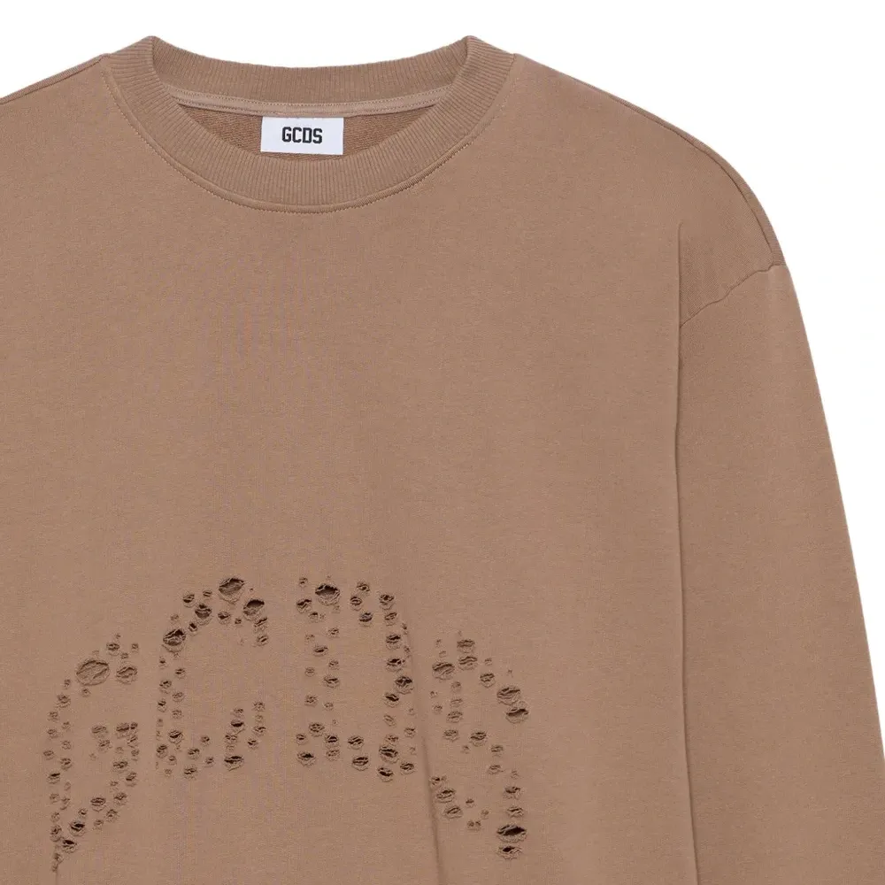 Толстовка с эффектом потертости