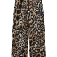 Брюки с кулиской и леопардовым принтом Брюки с кулиской и леопардовым принтом