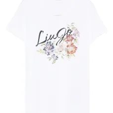 Футболка с принтом логотипа Футболка с принтом логотипа