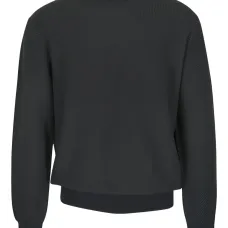 Фактурный свитшот с круглым вырезом