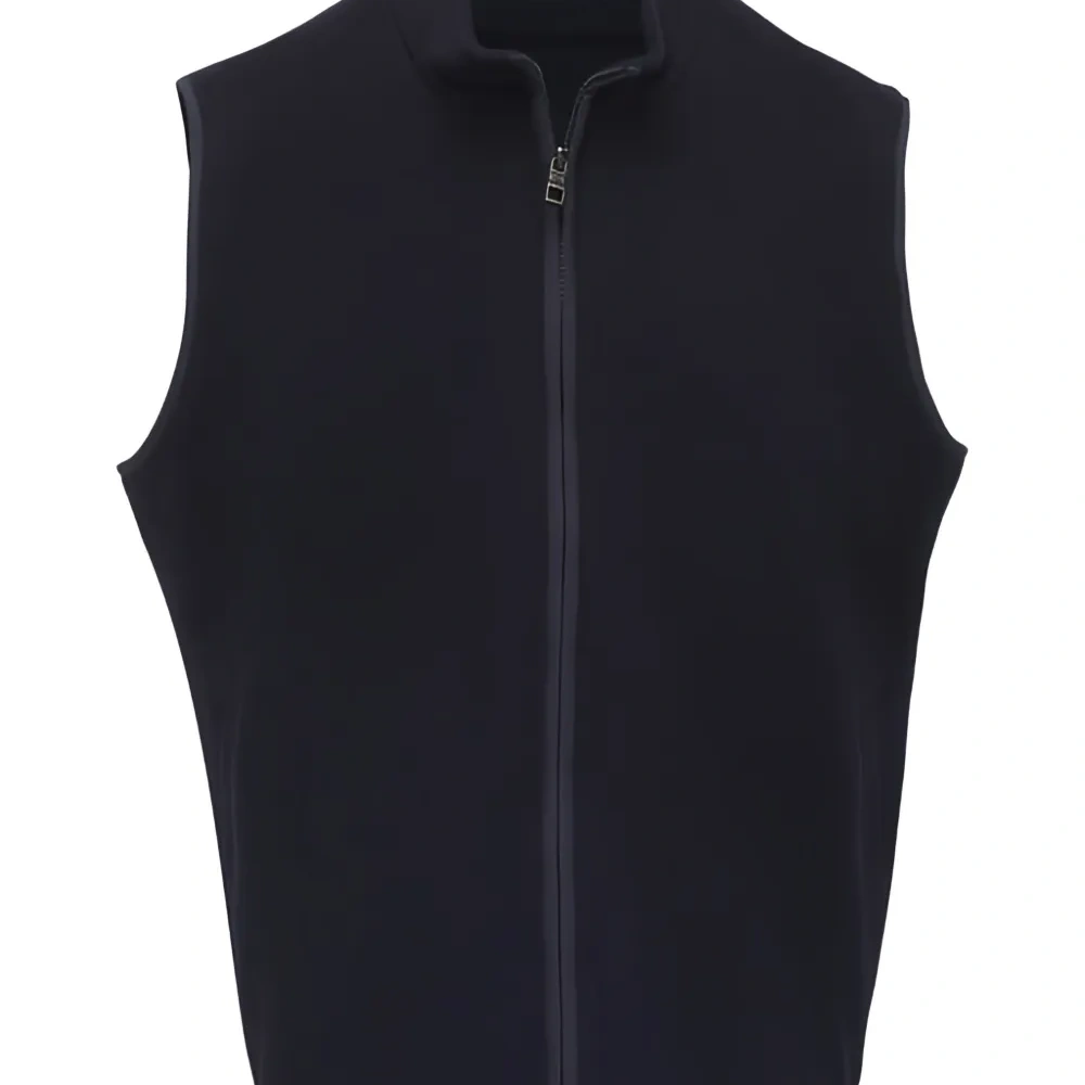 Жилет без рукавов на молнии