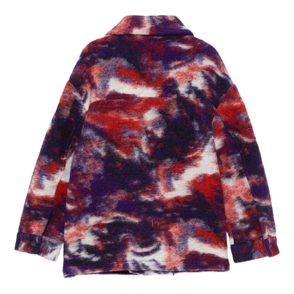 Пальто с принтом