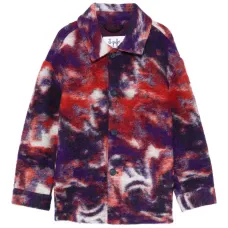 Пальто с принтом