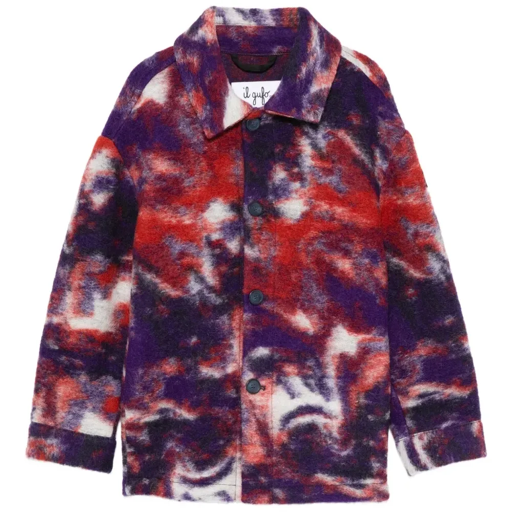 Пальто с принтом