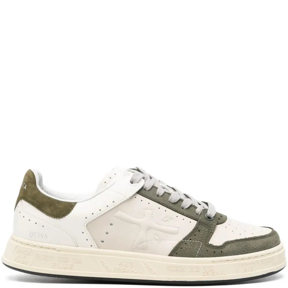 Кеды с кожаными вставками