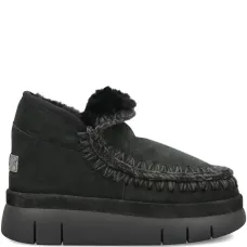 Ботинки-анклы Bounce из овчины с плетёной отделкой