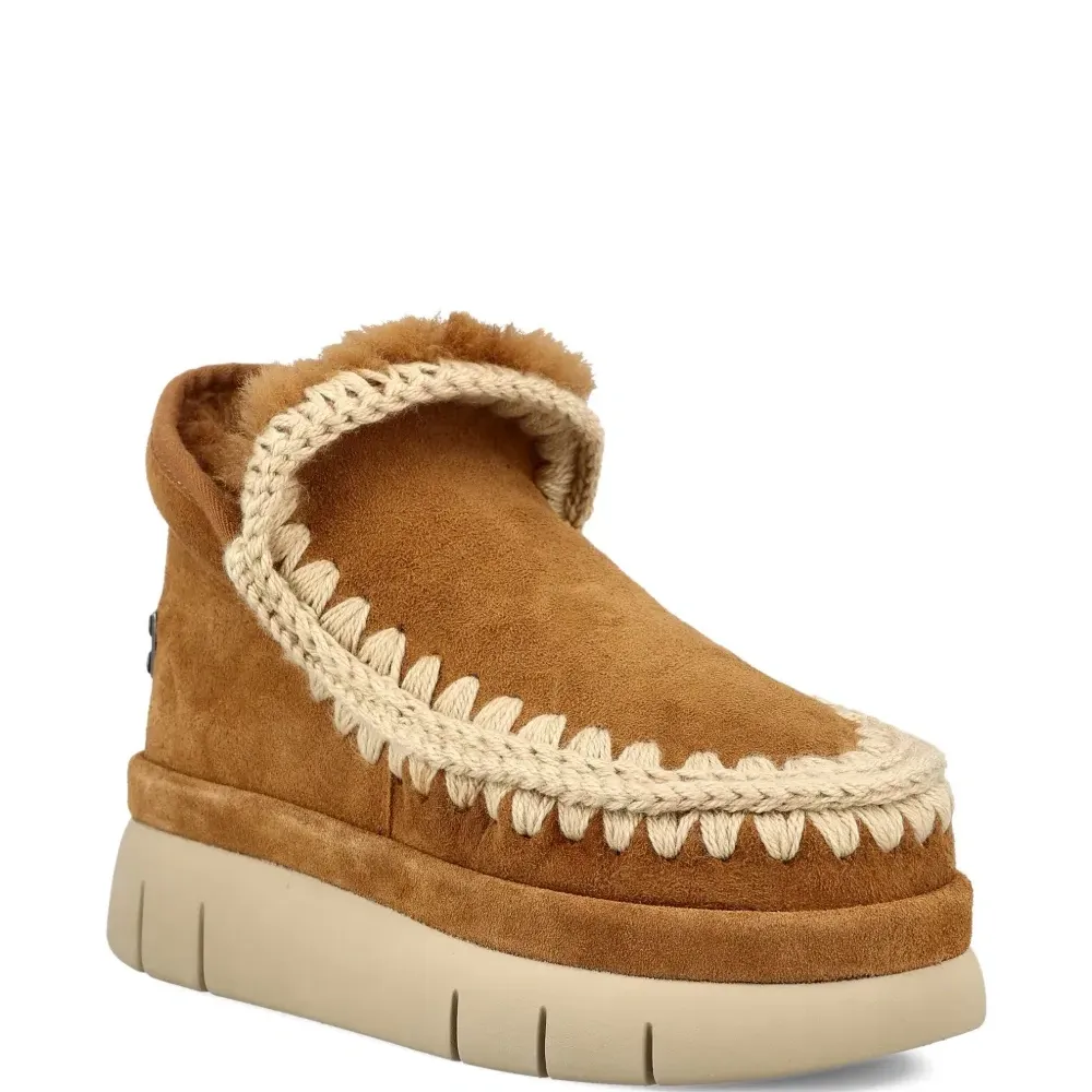 Замшевые ботильоны Bounce с плетёной отделкой