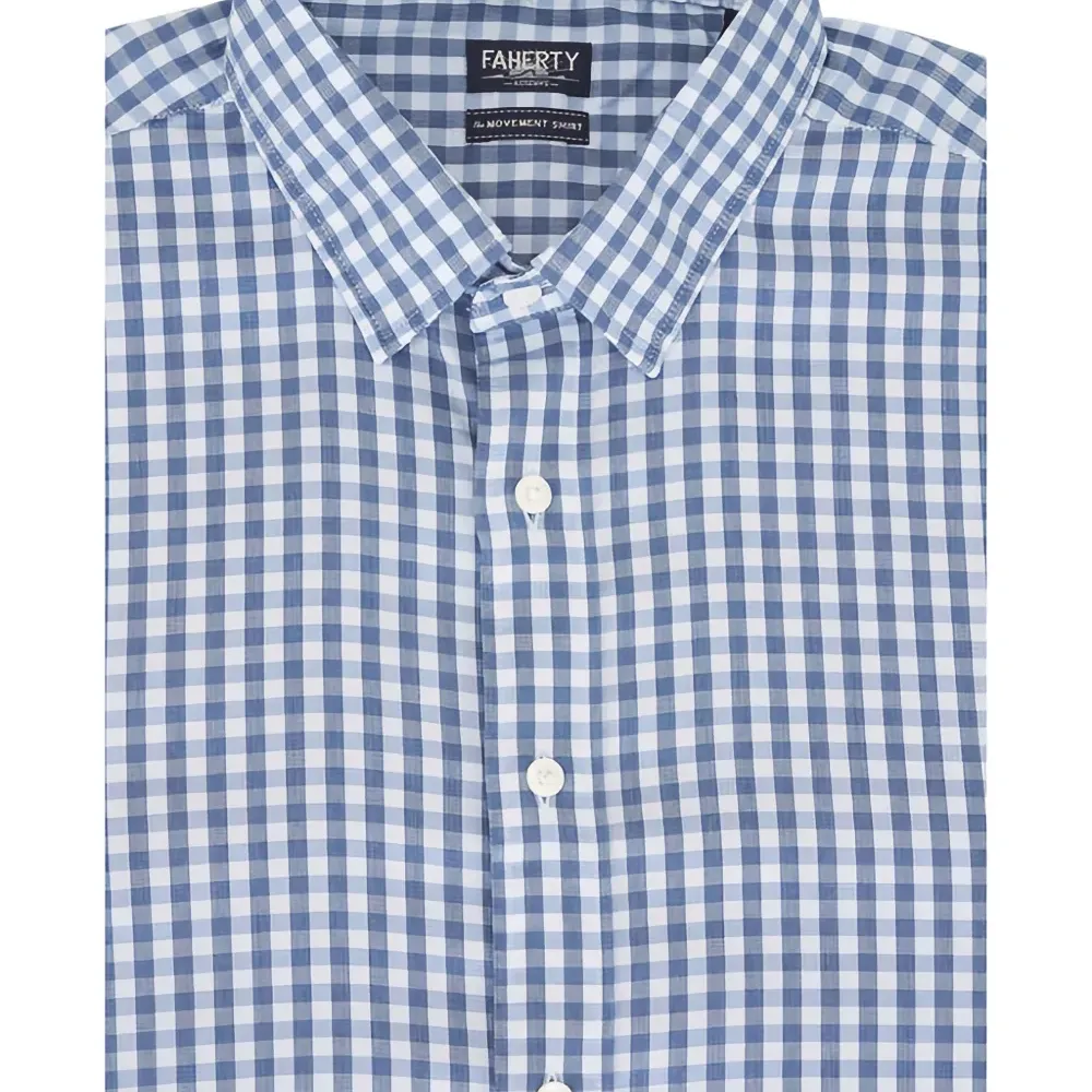 Клетчатая рубашка на пуговицах