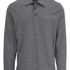 Поло в полоску с эффектом выцветания на солнце