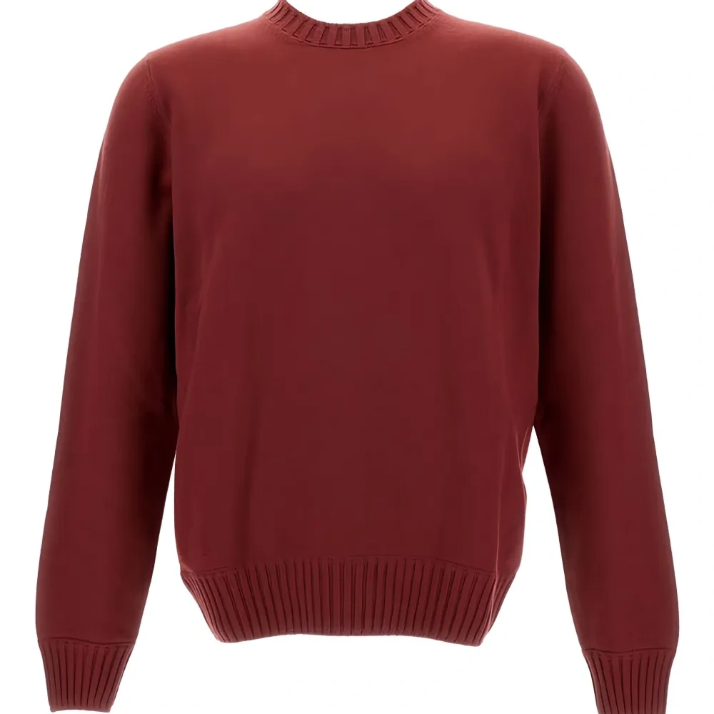 Свитер в рубчик