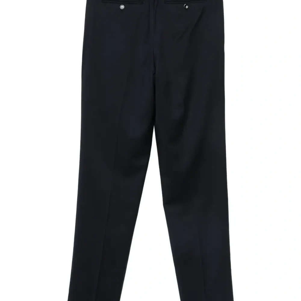 Брюки прямого кроя из шерсти вирджин