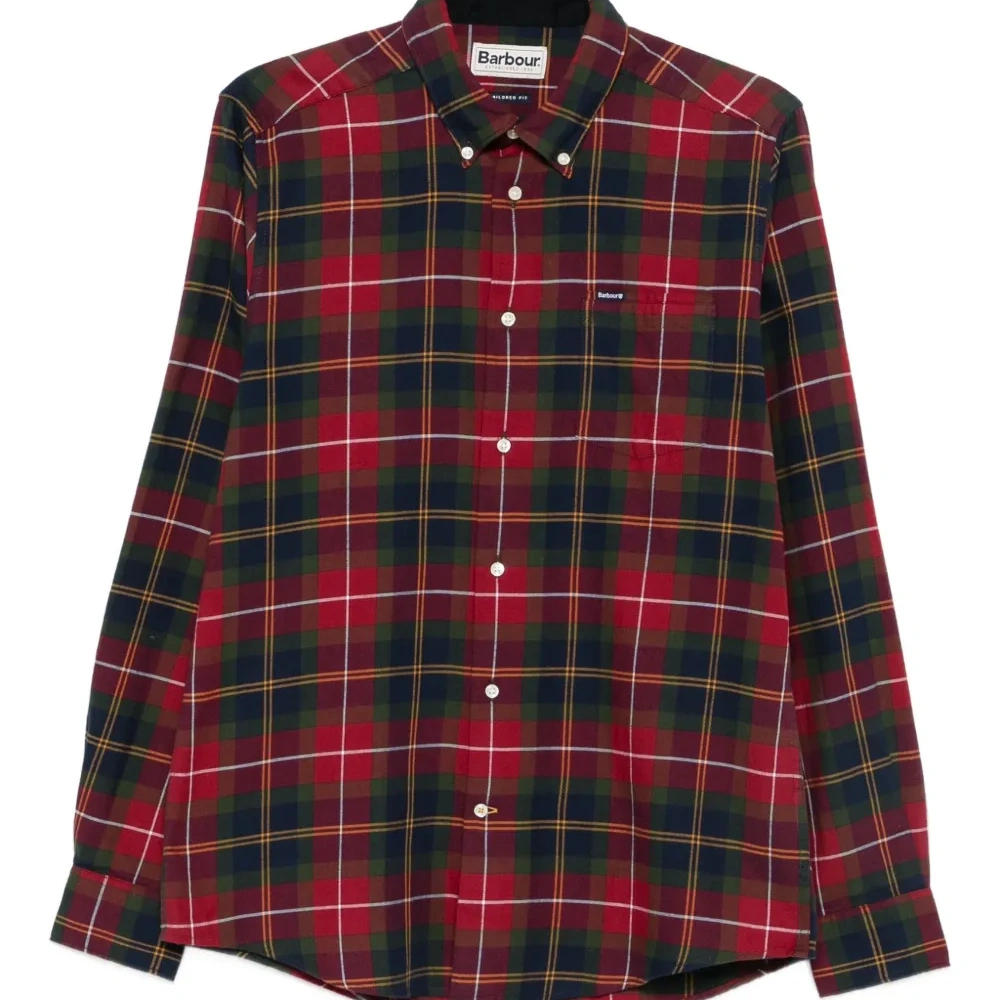 Рубашки Barbour красные