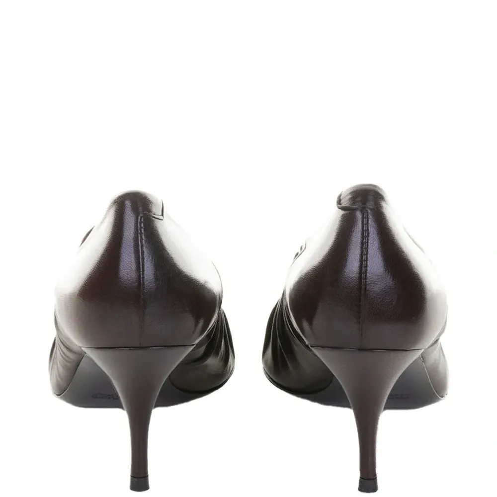 Кожаные туфли-лодочки Allegra с заострённым носком и каблуком 70 мм